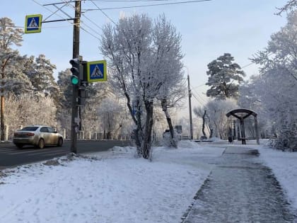 Мороз до – 28 градусов ожидается в Иркутске в понедельник
