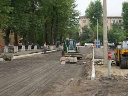 Дворы преображают в Ленинском округе Иркутска