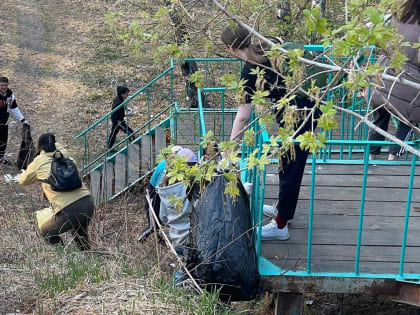 Руководитель Ангарского отделения СРЗП Андрей Болгов организовал экологическую акцию