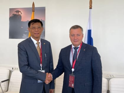 Губернатор Иркутской области Игорь Кобзев встретился с представителем Республики Мьянма