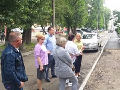 Работы по благоустройству ведутся в избирательных округах №№ 3, 21, 22