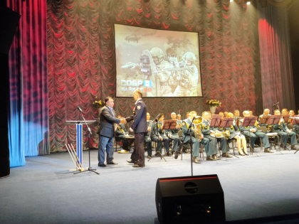 Кузьма Алдаров поздравил росгвардейцев с юбилеем СОБР «Байкал»