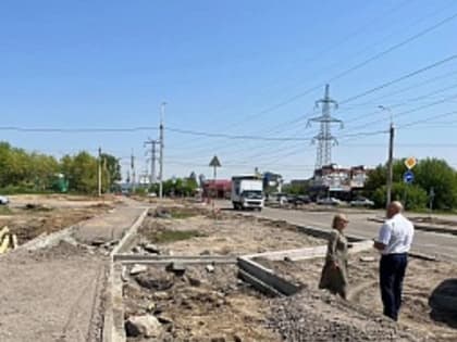 В избирательном округе № 5 депутата Думы Леонида Усова идет ремонт улицы Ярославского