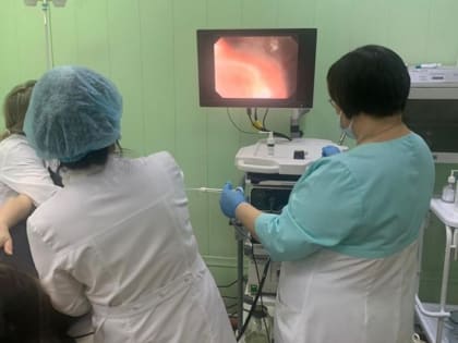 Операцию по удалению полипа желудка впервые провели в Киренской больнице