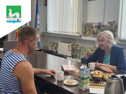 Встреча с бойцом