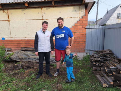 Молодогвардейцы оказали адресную помощь семье мобилизованного в Шелехове