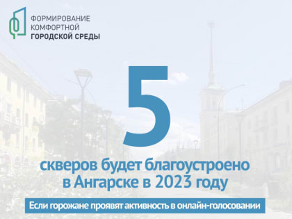 Одна неделя осталась до окончания онлайн-голосования по отбору общественных территорий для благоустройства в 2023 году