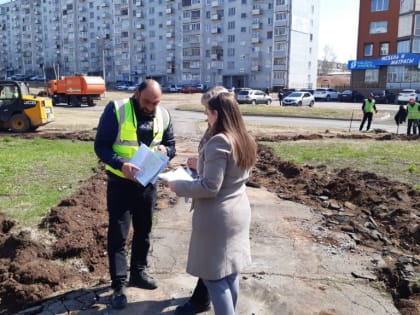 УЛИЦУ КРУПСКОЙ НАЧАЛИ ГОТОВИТЬ К МАСШТАБНОМУ БЛАГОУСТРОЙСТВУ