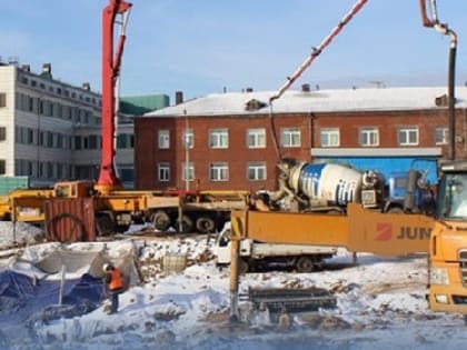 Фундамент радиологического корпуса начали заливать в Иркутске