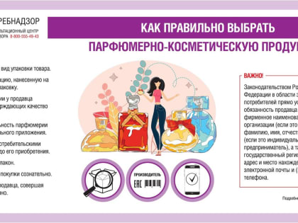 О проведении "горячей линии" по качеству и безопасности парфюмерно-косметической продукции
