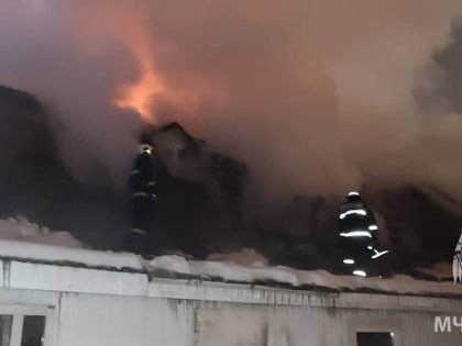 Кафе «Речка» горело в Иркутске ночью 3 января