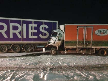 Водитель грузовика погиб при столкновении с другим грузовиком в Тулунском районе
