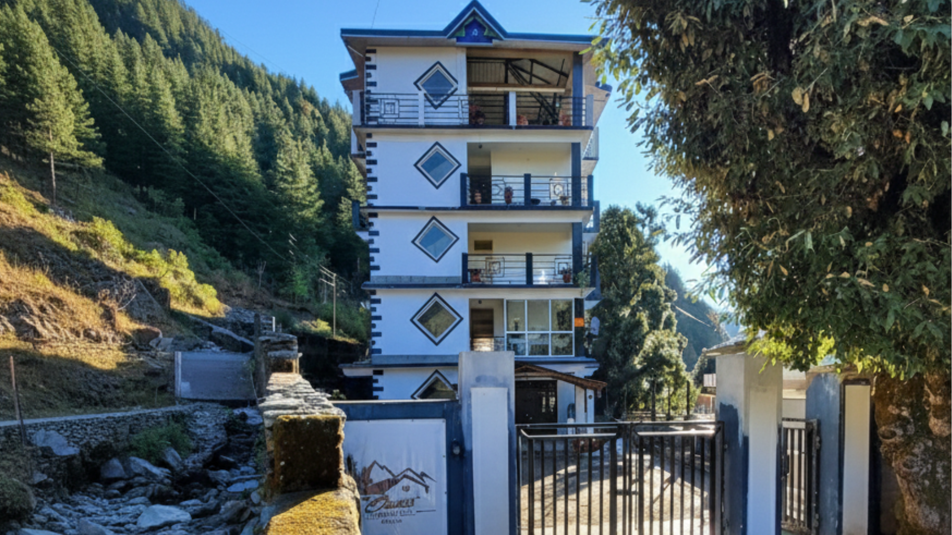 Serene mountain landscape