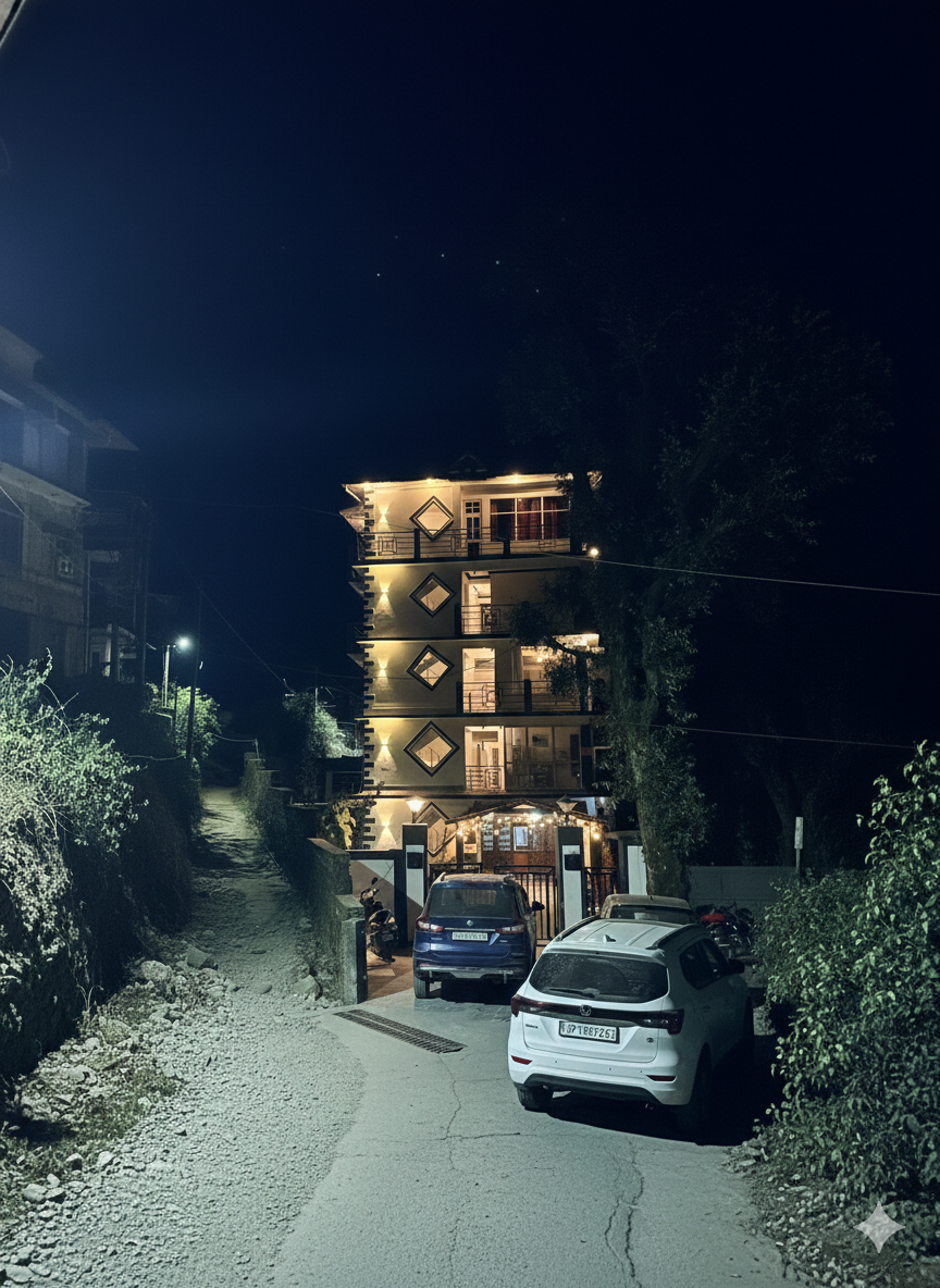 Modern hotel exterior