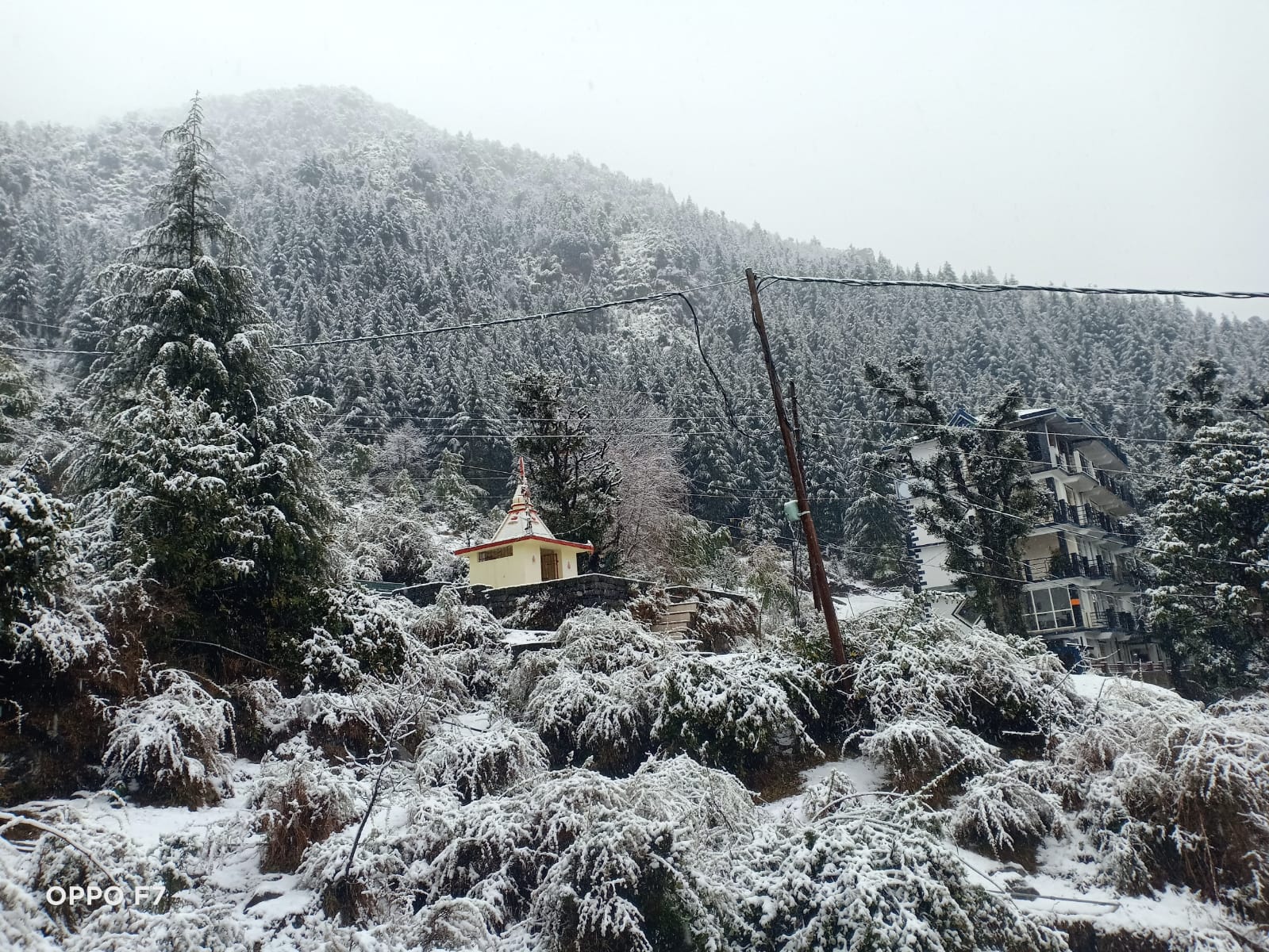 Sunset over mountains