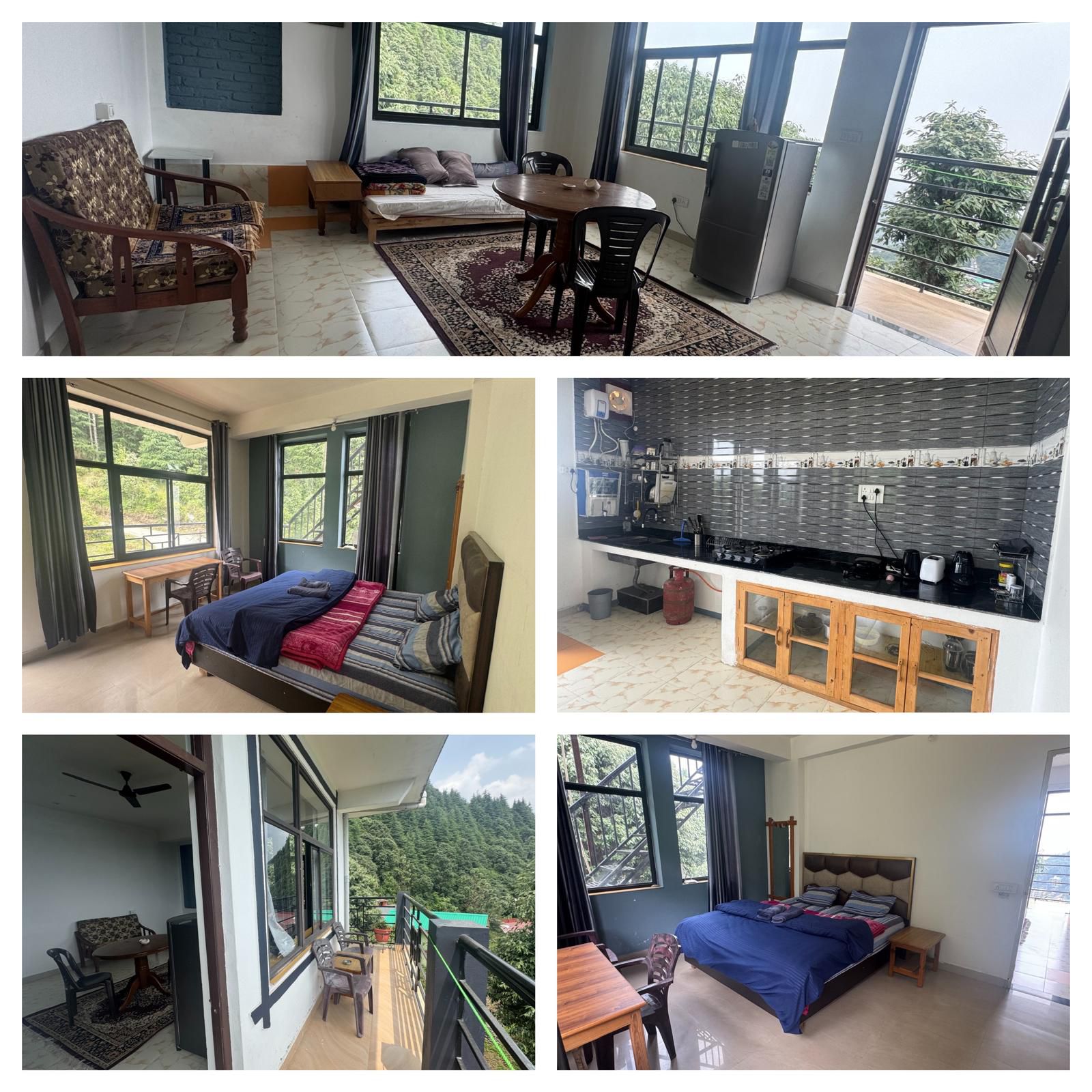 A luxurious suite with panoramic 360-degree views.