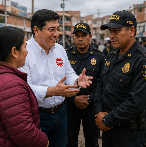 Solemne Mitin Provincial en Plazoleta Santiago — galería campaña Albert Arenas Yabar Cusco