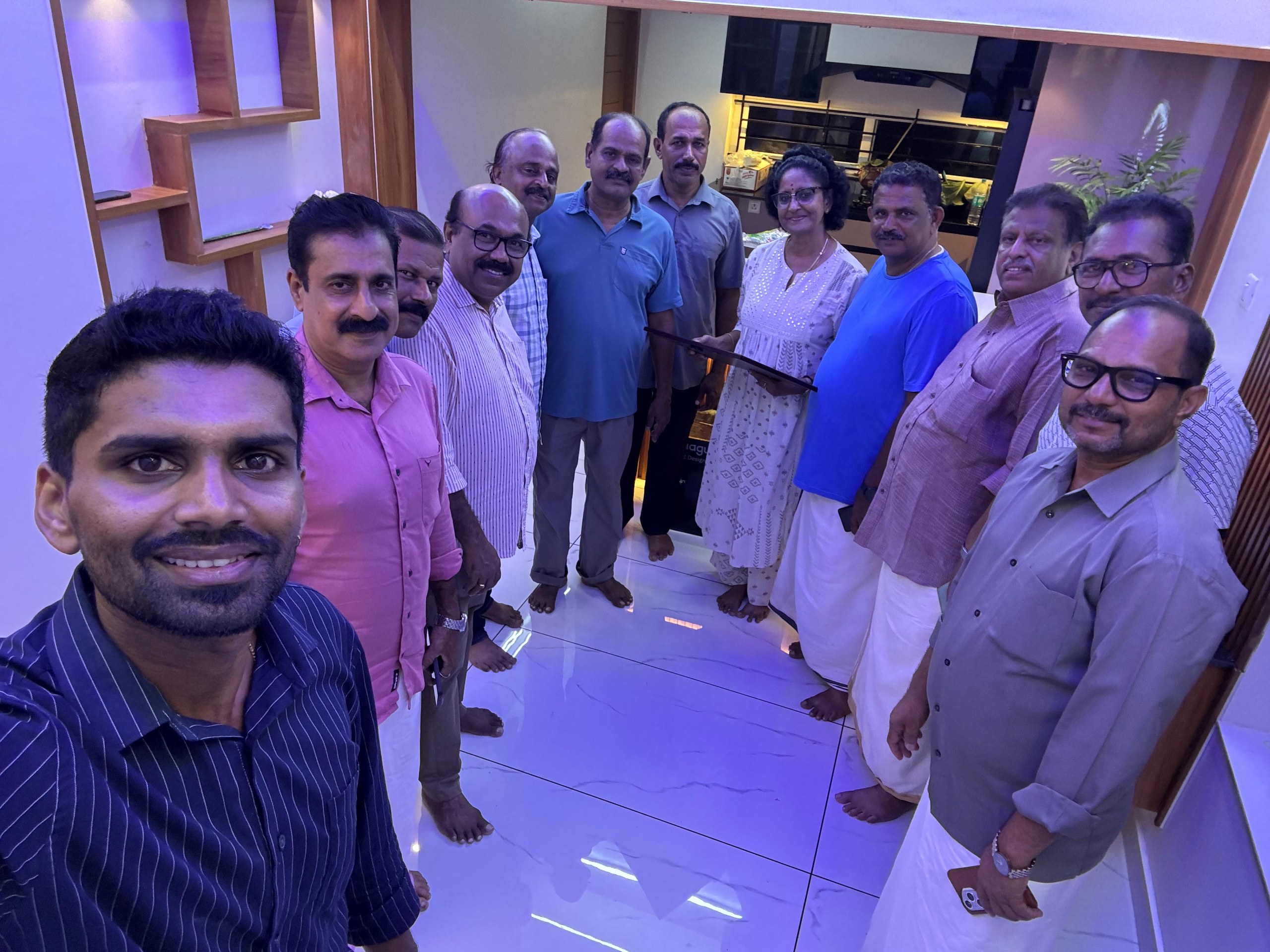 Special occassion, celebrating Chief Patron's house warming with his family