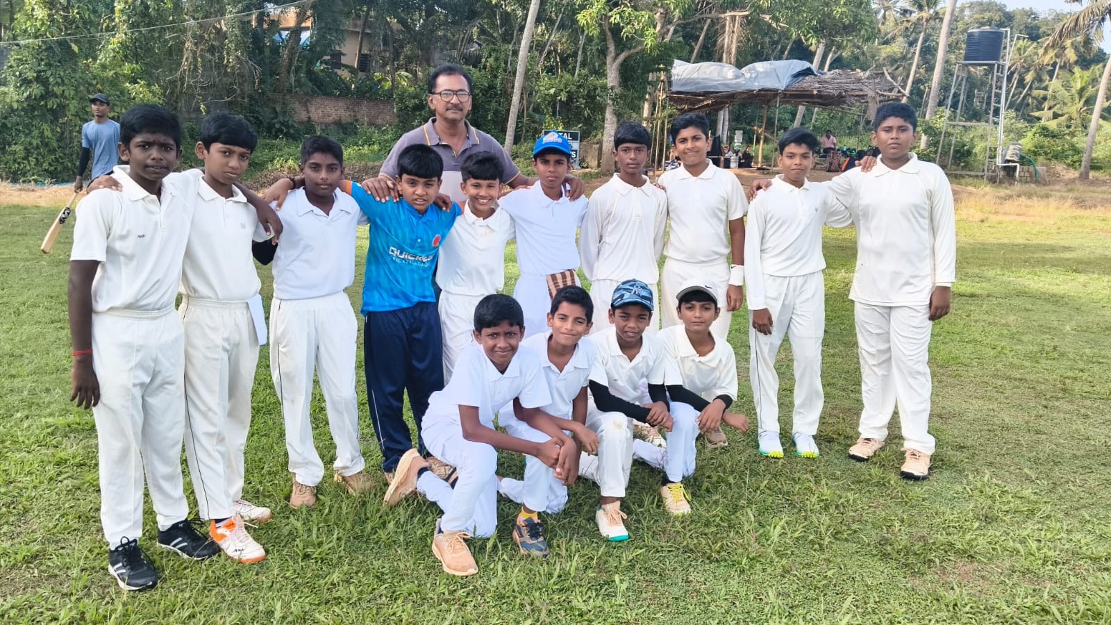 QCA under 14 team, match day