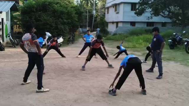 Another morning..start with regular warming up