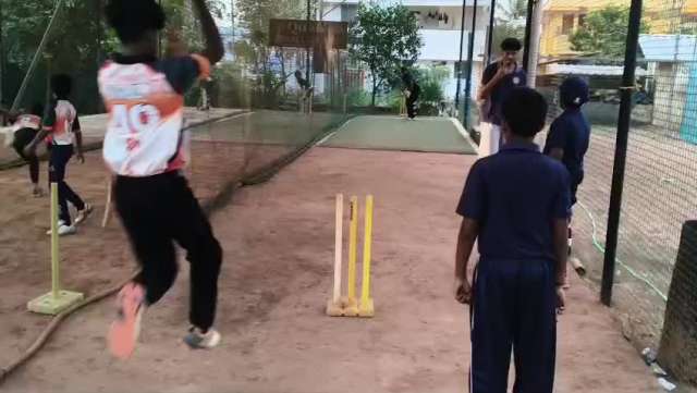 Evening session with students