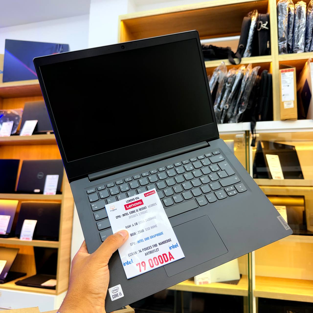 LENOVO  LENOVO V14 I5 1035G1 4GB 256GB SSD 14' FHD - LAPTOP vue 4