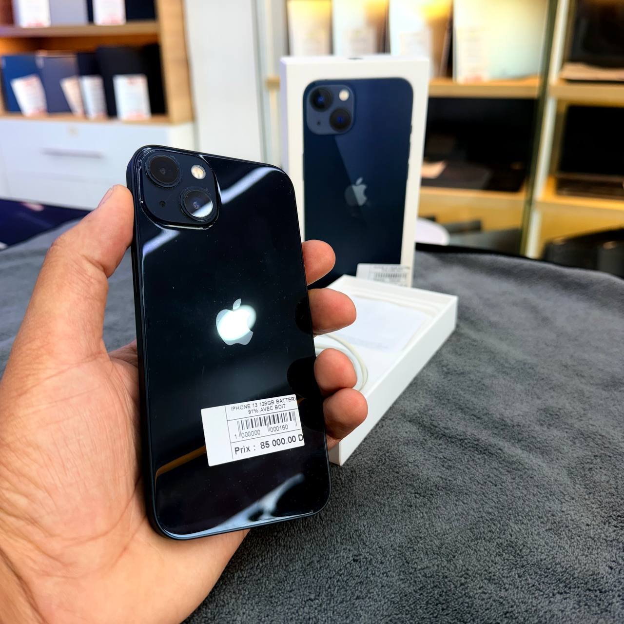 APPLE APPLE IPHONE 13 128GB BATTERIE 91% - TELEPHONE vue 8