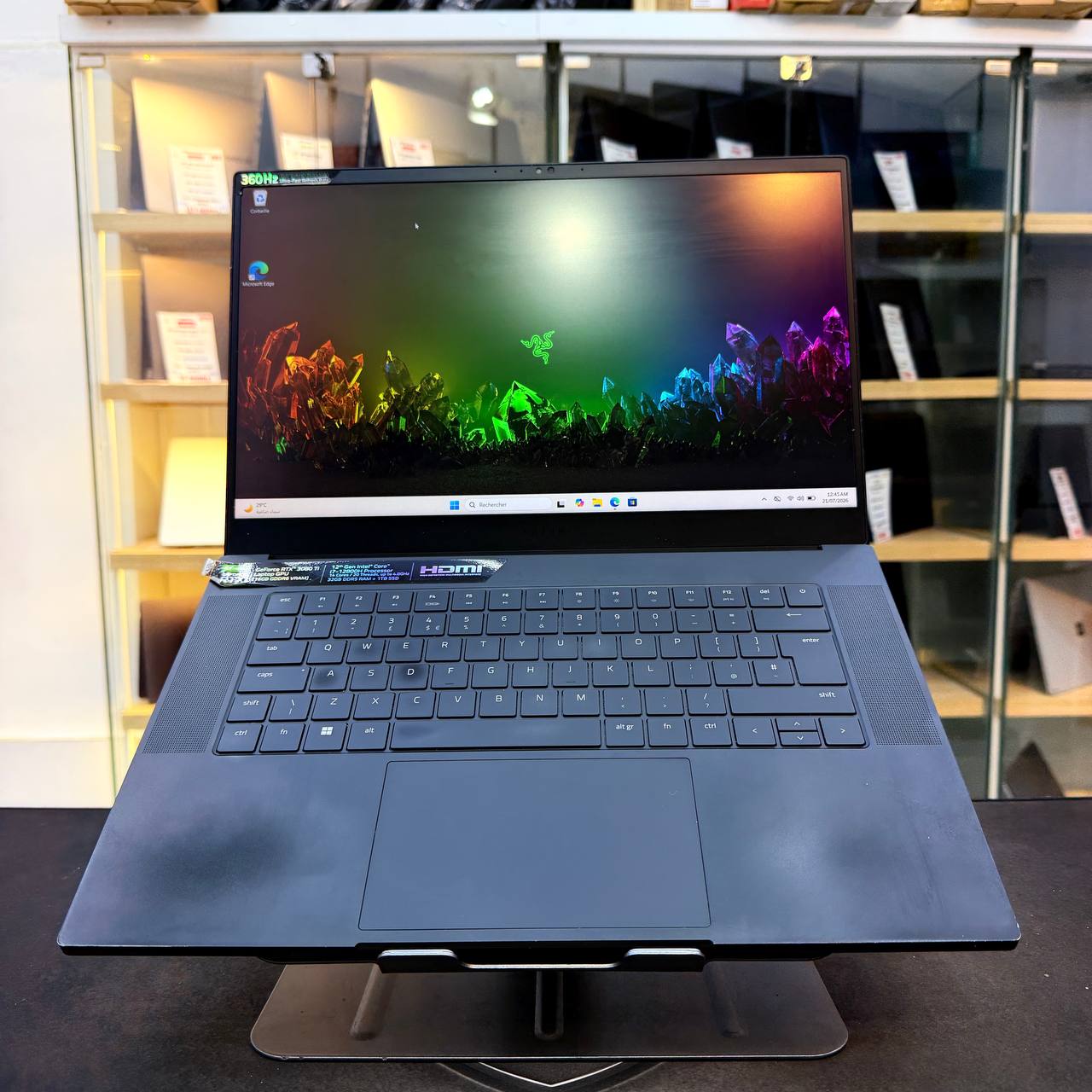 RAZER RAZER BLADE 15 I7 12800H 32GB 1000GB SSD RTX 3080TI 16GBVRAM 15.6'' FHD FHD 360Hz - LAPTOP GAMER vue 2