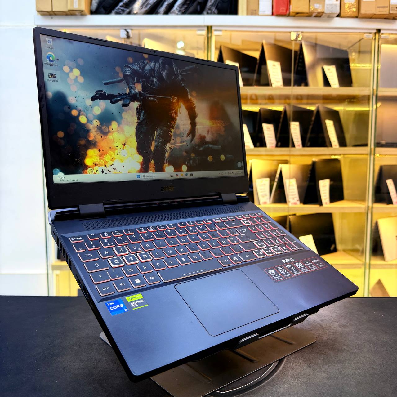 ACER ACER NITRO 5 I5 12450H 16GB 512GB SSD RTX 4060 8GBVRAM 15.6'' FHD 144Hz - LAPTOP GAMER vue 3