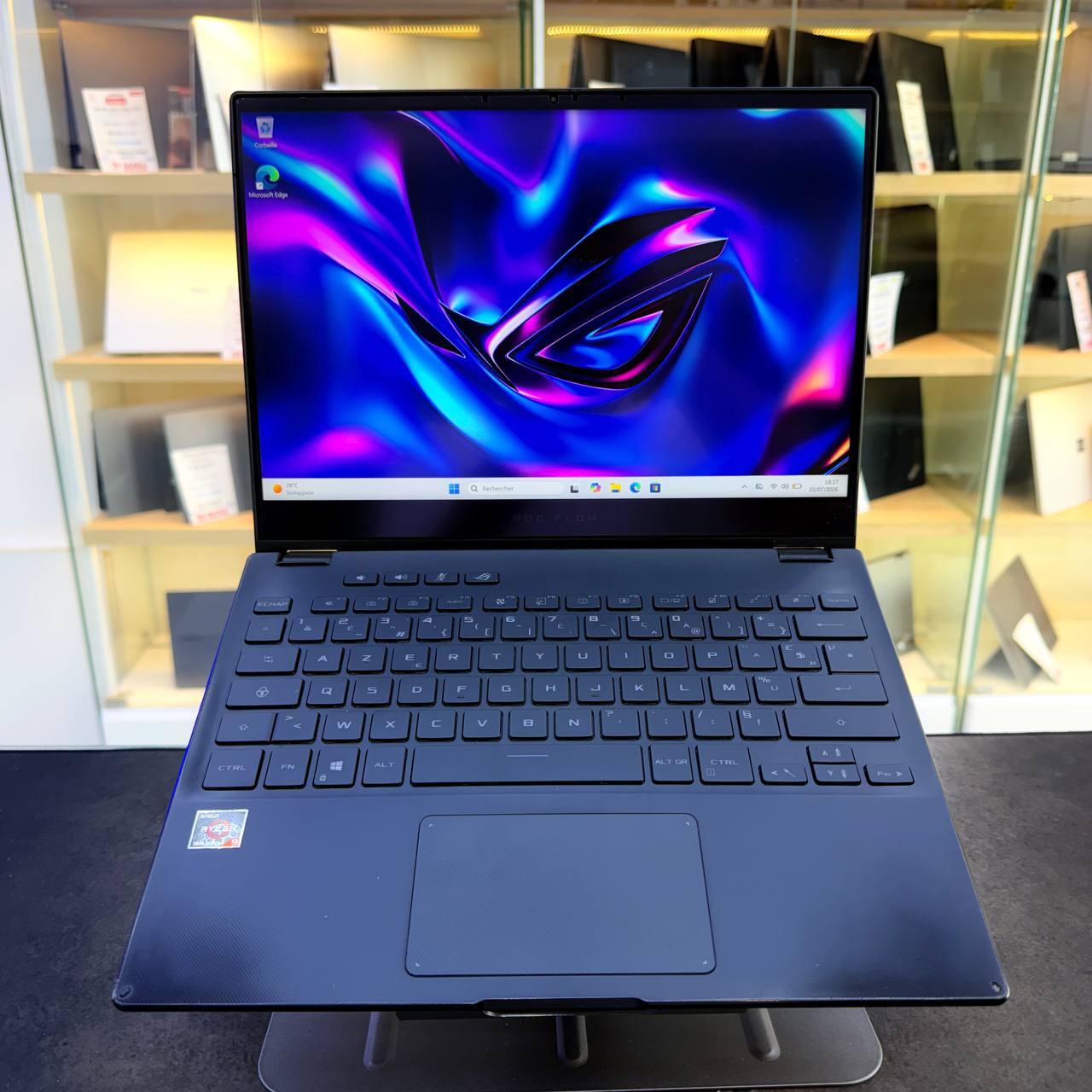 ASUS  ASUS ROG FLOW X13 RYZEN 9 5900HS 32GB 1000GB SSD RTX 3050TI 13.3'' FHD 120Hz X360 TACTILE - LAPTOP GAMER vue 2