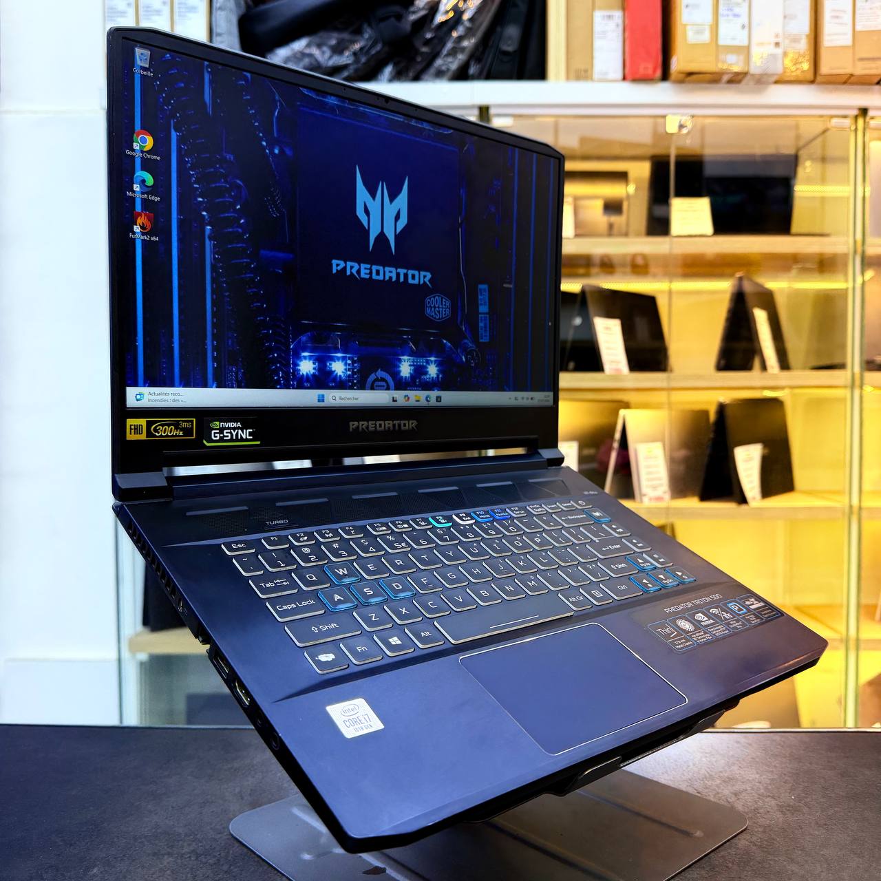 ACER ACER PREDATOR TRITON 500 INTEL CORE I7 10750H 16GB 512GB SSD NVIDIA RTX 2070 SUPER 8GBVRAM 16'' FHD 300Hz - LAPTOP GAMER vue 5