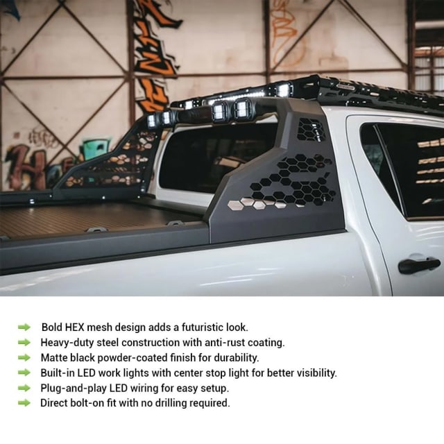Toyota Hilux Option X Sports Roll Bar