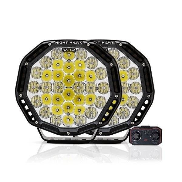 Bushranger Night Hawk VBP 9 Inch Driving Light Kit – Variable Beam & Intensity Control
