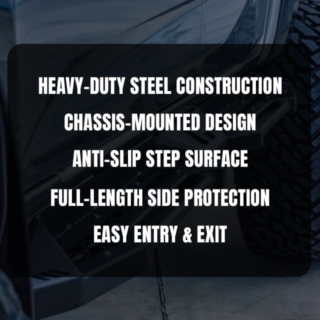 Hamer Shadow side steps for Isuzu D-Max (2021–2024)