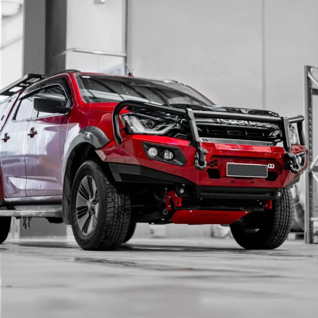 Hamer King series Plus bull bar for Isuzu D-Max ( 2021 – 2024 )