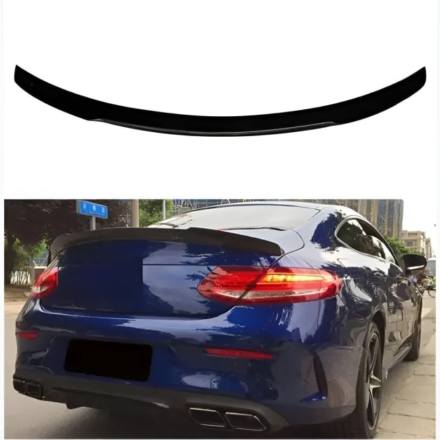 Rear Trunk Spoiler Compatible with Mercedes C Class Coupe  W205 2014-2020