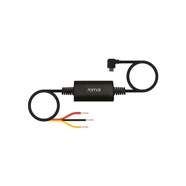 70mai hardwire cable kit neatly installed behind car trim