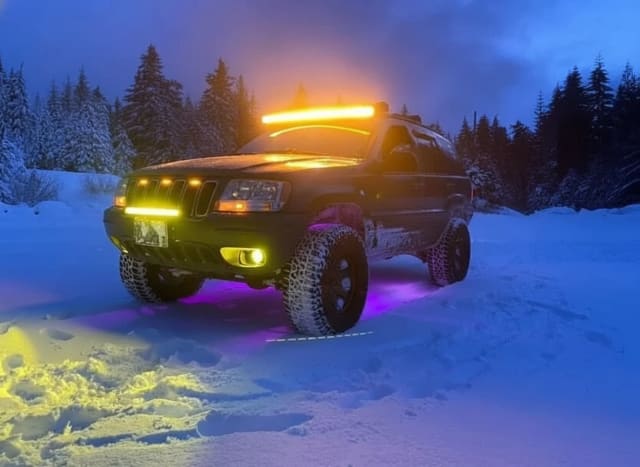Auxbeam 6 Modes Series White/Amber LED Light Bar