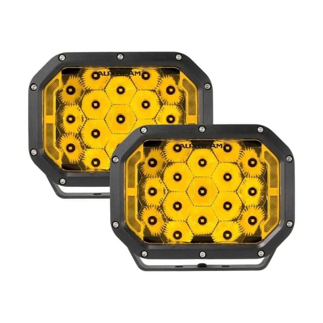 Auxbeam 7X5 Inch LED Pods Amber Spot Driving Lights