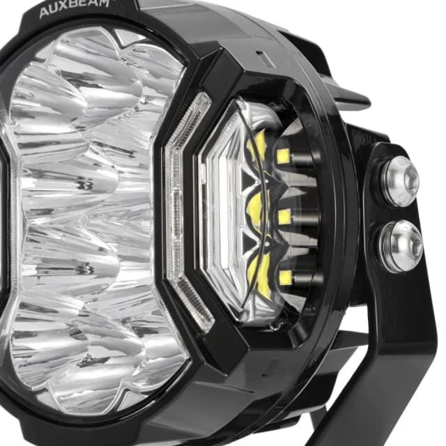 Auxbeam 5 Inch 172W LED Side Shooter POD Lights |White & Amber| V-Ultra Series