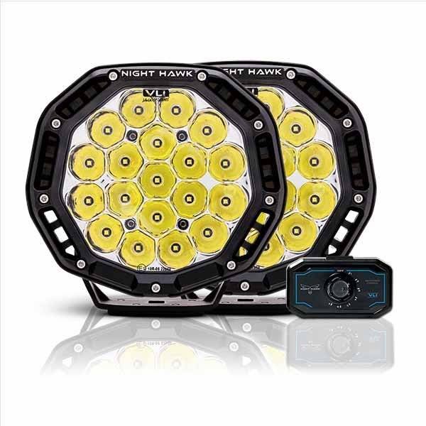 Bushranger Night Hawk VLI 7″ LED Driving Light Kit