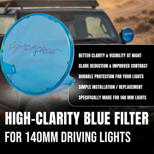 Lance 140mm Halogen/HID Crystal Blue Filter (1 piece)