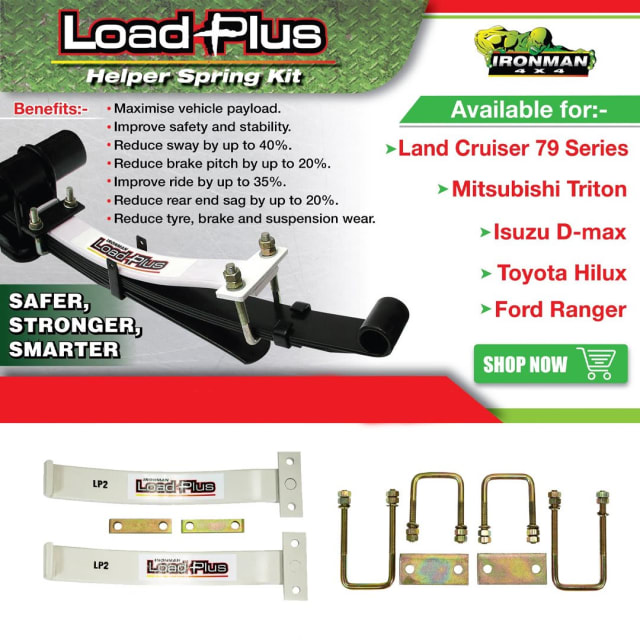 Ironman LOAD PLUS HELPER SPRING KIT 2 FOR TOYOTA HILUX