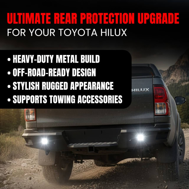 Imported Rear Metal Bumper For Toyota Hilux