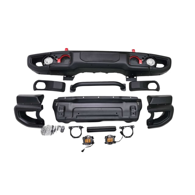 Rubicon Bumper With Addon – Winch Cover, Bullbar Spacecover & Fr Underbody For Mahindra Thar
