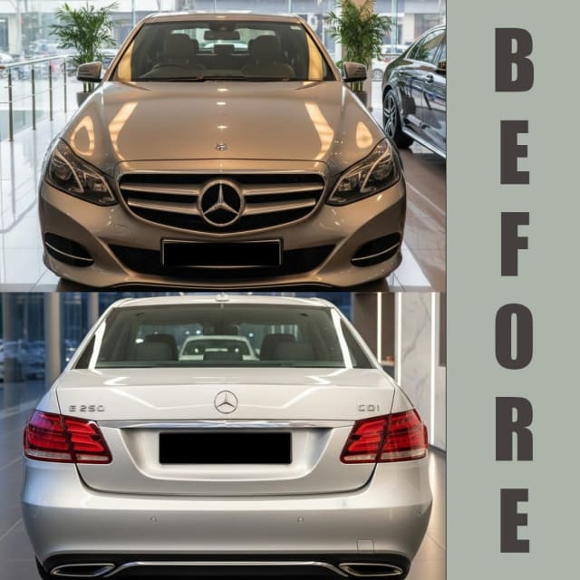 Mercedes Benz E class 2012-15 (W212 facelift) upgrade to 2023-24 E63 AMG kit (W213)