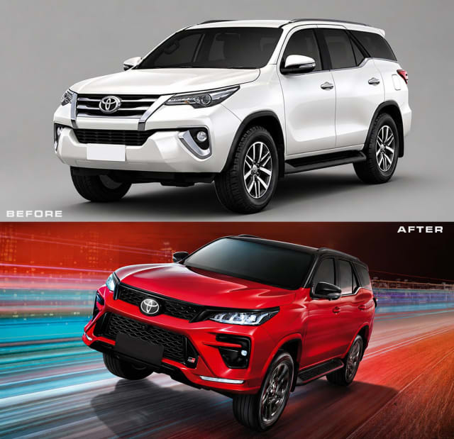 Toyota Fortuner Legender Conversion Kit Type 3 & 4