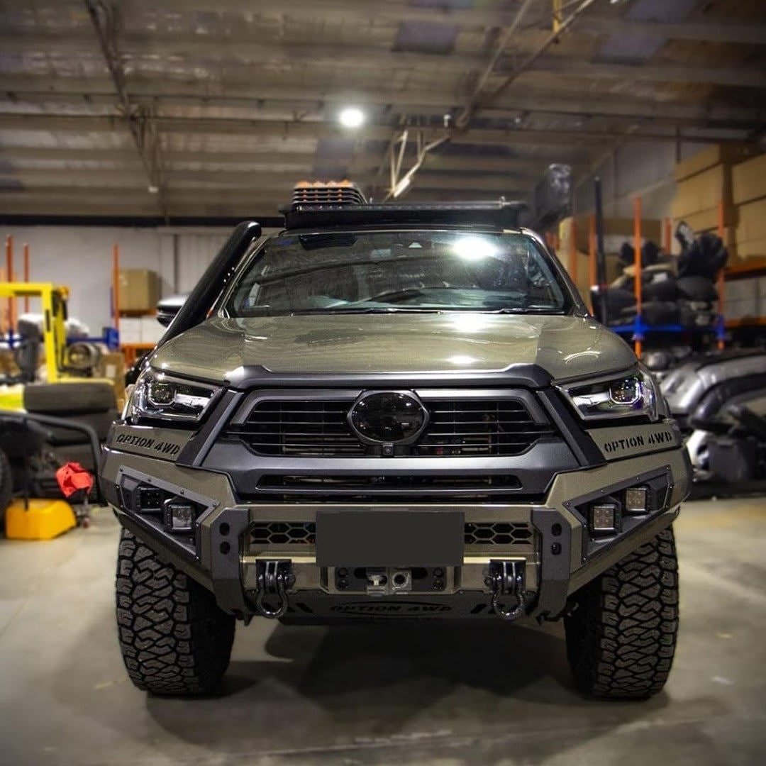 Option 4WD Toyota Hilux Front Metal Bumper