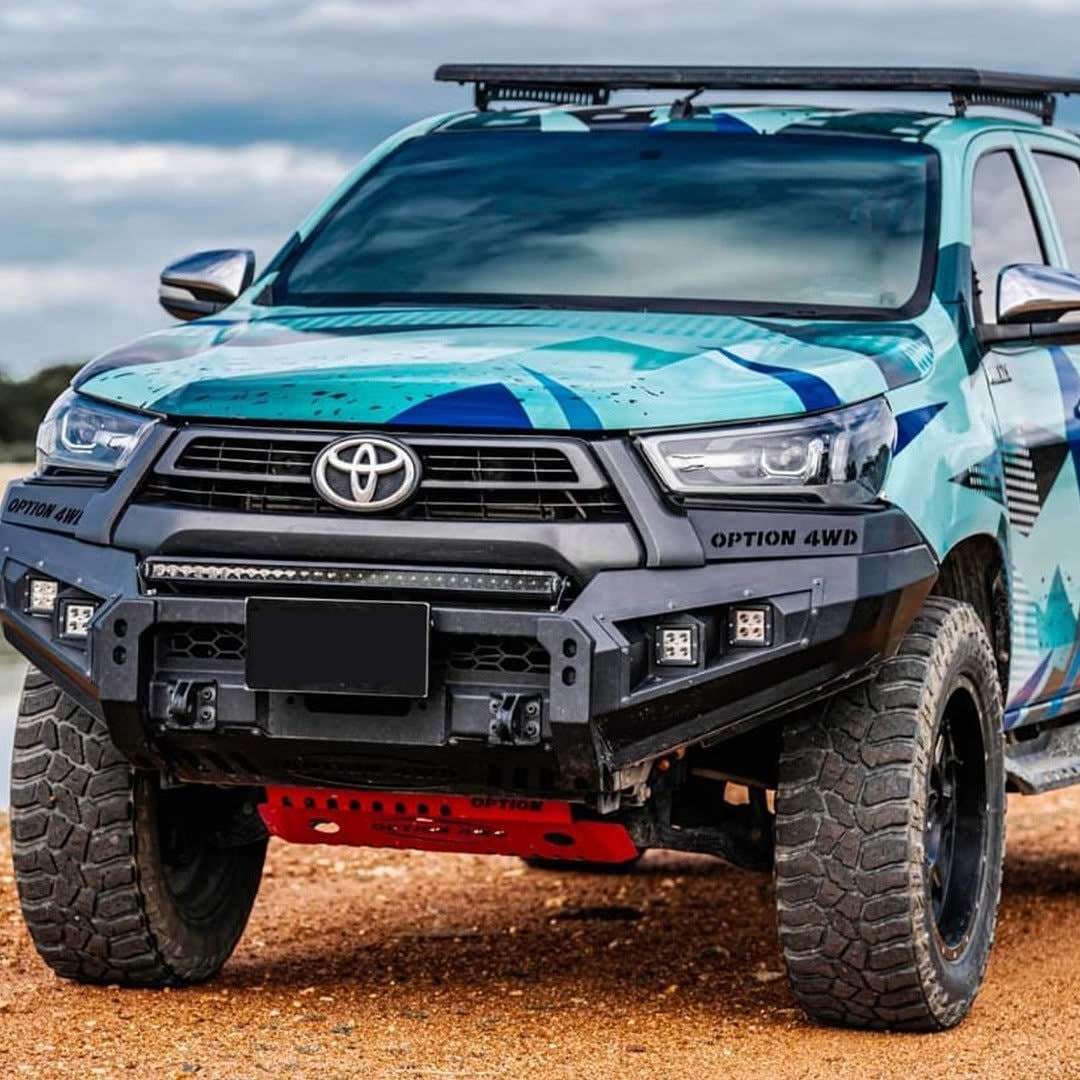 Option 4WD Toyota Hilux Front Metal Bumper