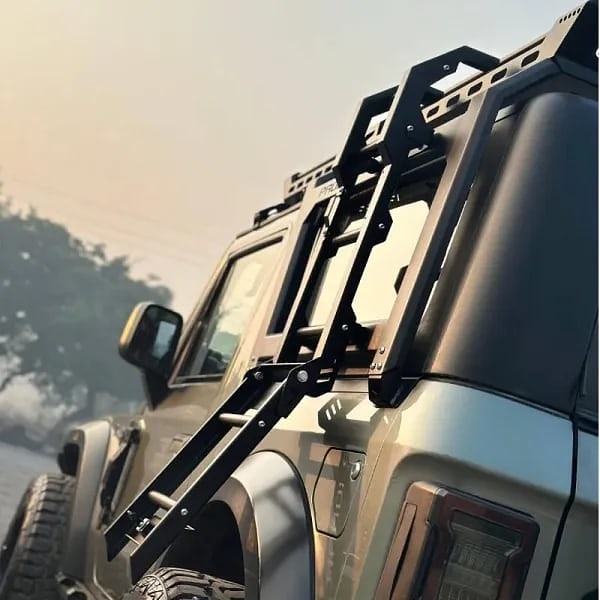 Proman Mahindra Thar 2020 Front Roof Carrier, Rear Roof Carrier and Ladder